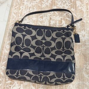 Coach Denim Shoulder Bag